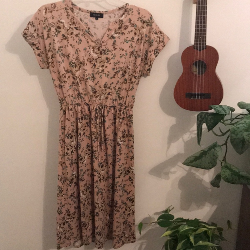 Roolee floral midi dress